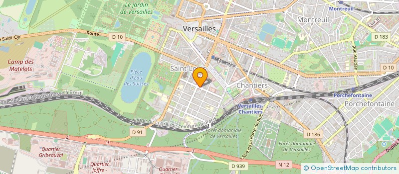 localisation de l'entreprise HARMONIE à VERSAILLES