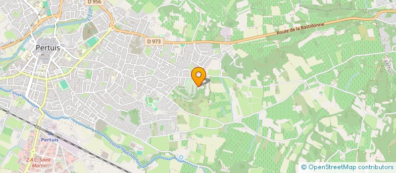 localisation de l'entreprise HARMONIE  PERTUIS
