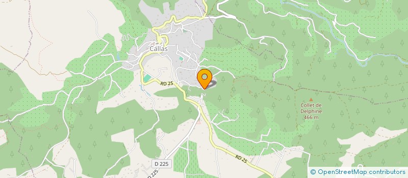 localisation de l'entreprise HARMONIE  CALLAS