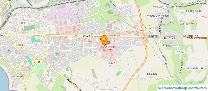localisation de l'entreprise HARMONIE à GRANVILLE