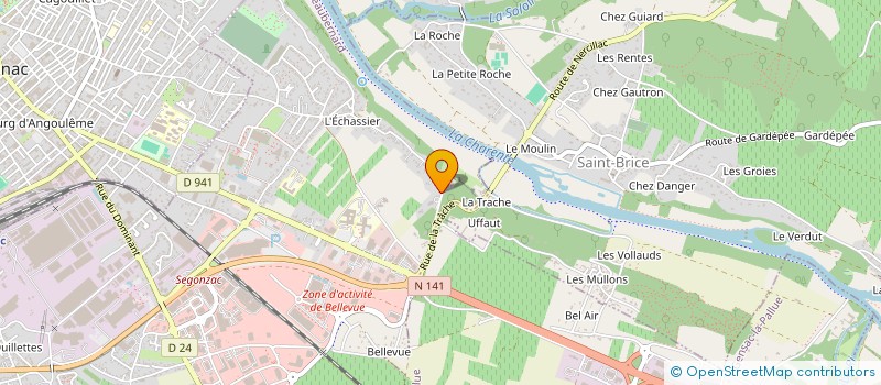 localisation de l'entreprise HARMONIE à CHATEAUBERNARD