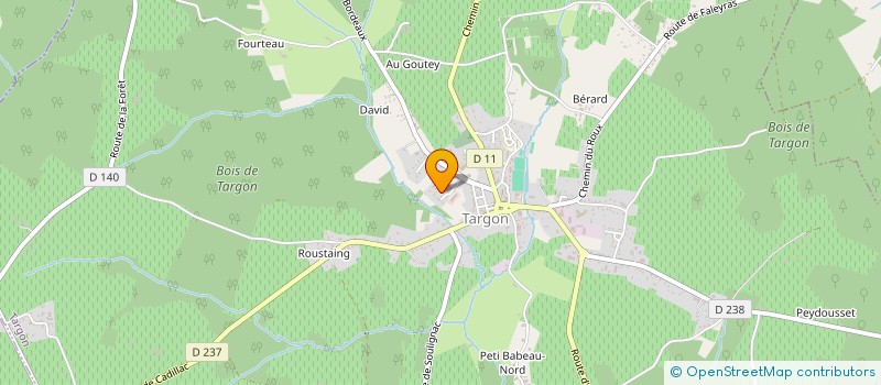 localisation de l'entreprise HARMONIE à BAIGNEAUX