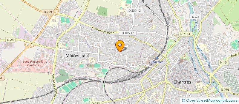 localisation de l'entreprise HARMONIE à MAINVILLIERS