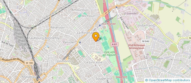 localisation de l'entreprise HARMONIE à TOULOUSE