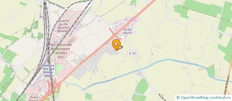 localisation de l'entreprise HARMONIE  ALIXAN