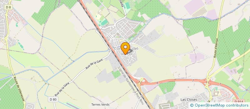 localisation de l'entreprise HARMONIE  CORNEILLA-DEL-VERCOL