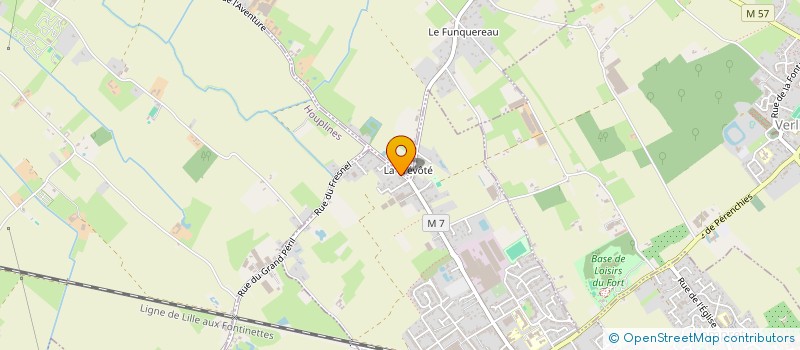 localisation de l'entreprise HARMONIE AGACHE DE PERENCHIES  PERENCHIES