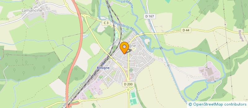 localisation de l'entreprise HARMONIE AMIS DE LA MUSIQUE DE BOLOGNE à BOLOGNE