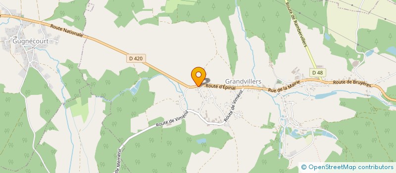 localisation de l'entreprise HARMONIE ANIMALE  GIRECOURT-SUR-DURBION