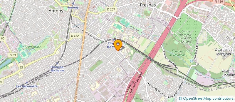 localisation de l'entreprise HARMONIE ANTONY à ANTONY