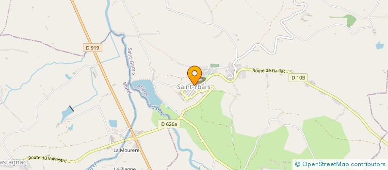 localisation de l'entreprise HARMONIE BATTERIE FANFARE DE LEZAT à LEZAT-SUR-LEZE