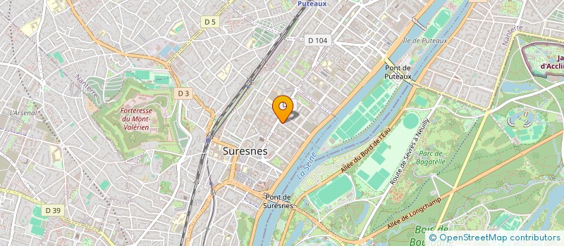 localisation de l'entreprise HARMONIE BEAUTE SANTE à SURESNES