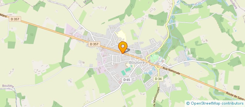 localisation de l'entreprise HARMONIE BLB (HARMONIE BOULOIRE LE BREIL)  BOULOIRE