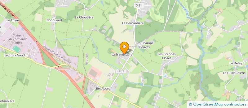 localisation de l'entreprise HARMONIE BOIS BAINS NORDIQUES  SAUTRON