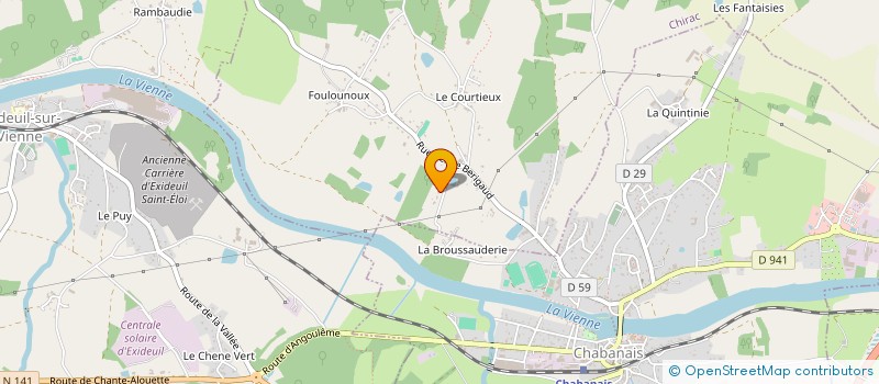 localisation de l'entreprise HARMONIE CARRELAGE à CHIRAC