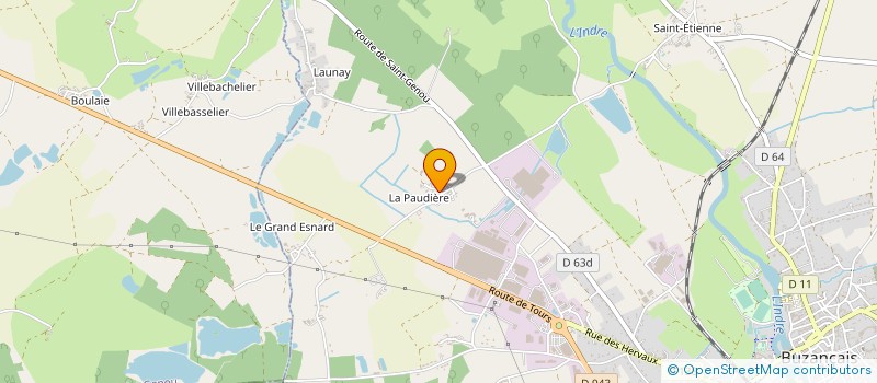 localisation de l'entreprise HARMONIE CHAMPETRE à PALLUAU-SUR-INDRE