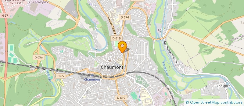 localisation de l'entreprise HARMONIE CHARLENE à CHAUMONT