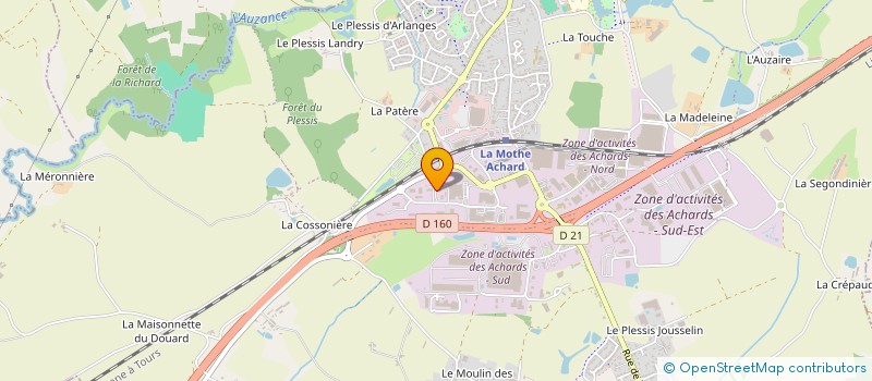 localisation de l'entreprise HARMONIE CONCEPT à LES ACHARDS