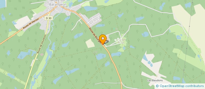 localisation de l'entreprise HARMONIE CONSEIL  NEUVY-SUR-BARANGEON