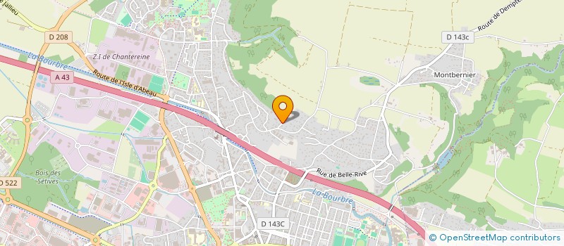 localisation de l'entreprise HARMONIE CONSEILS ET FORMATIONS à BOURGOIN-JALLIEU