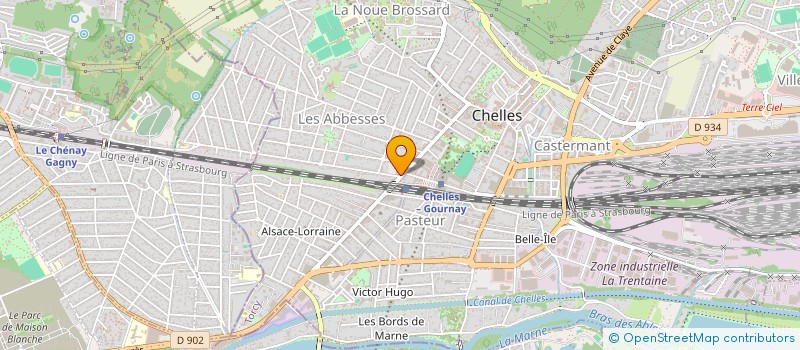 localisation de l'entreprise HARMONIE CONSULTING à CHELLES
