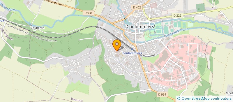 localisation de l'entreprise HARMONIE CORPORELLE à COULOMMIERS