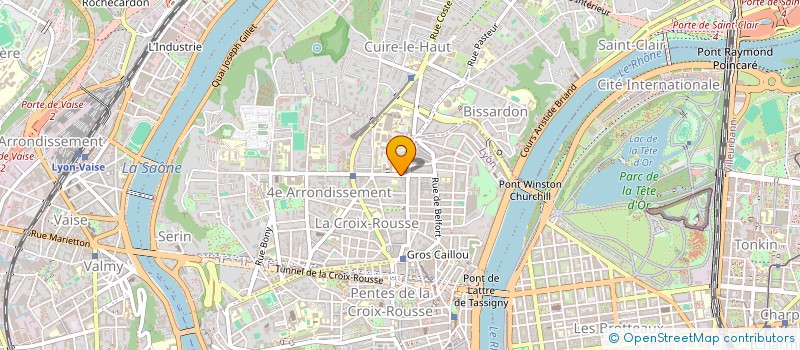 localisation de l'entreprise HARMONIE CROIX ROUSSIENNE  LYON