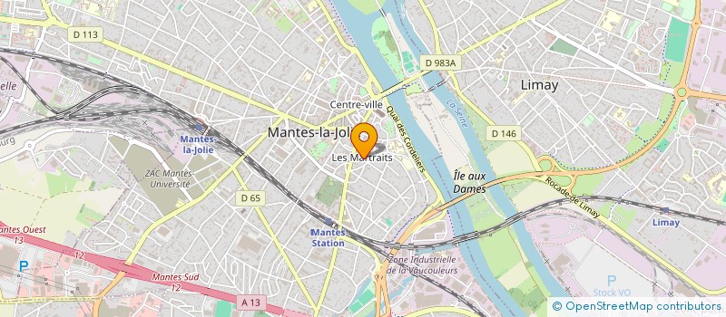 localisation de l'entreprise HARMONIE CUISINES ET BAINS à MANTES-LA-JOLIE