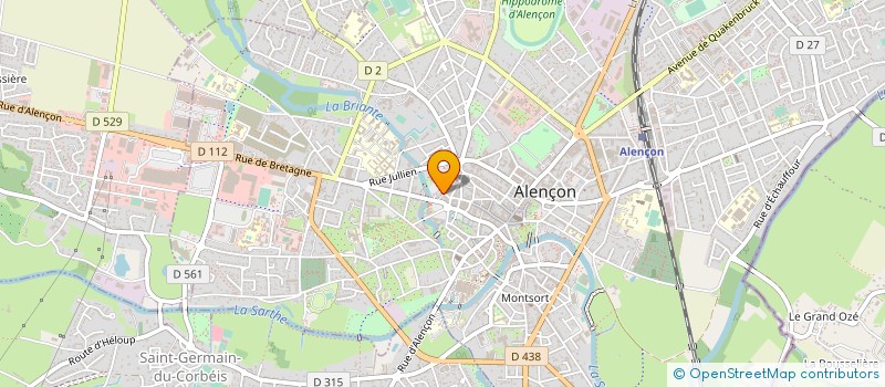 localisation de l'entreprise HARMONIE D'ALENCON à ALENCON