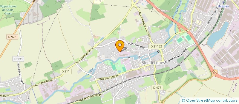 localisation de l'entreprise HARMONIE DE BLENDECQUES  BLENDECQUES