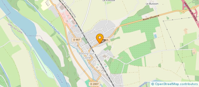 localisation de l'entreprise HARMONIE DE BONNY SUR LOIRE à BONNY-SUR-LOIRE