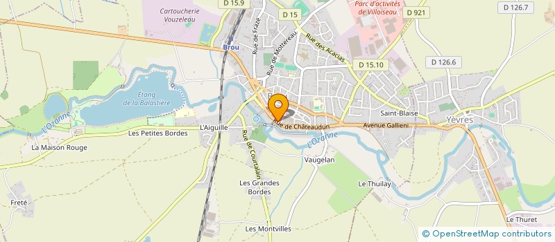 localisation de l'entreprise HARMONIE DE BROU à BROU