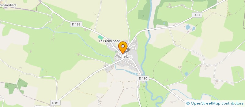 localisation de l'entreprise HARMONIE DE CHATELAIS à SEGRE-EN-ANJOU BLEU