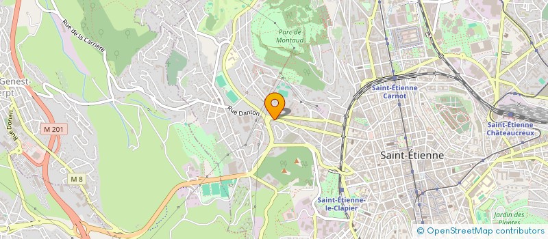 localisation de l'entreprise HARMONIE DE COTE CHAUDE  SAINT-ETIENNE