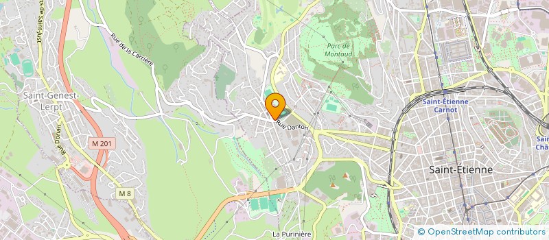 localisation de l'entreprise HARMONIE DE COTE CHAUDE  SAINT-ETIENNE