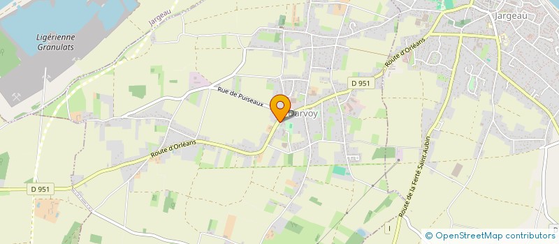 localisation de l'entreprise HARMONIE DE DARVOY à DARVOY