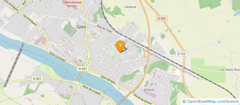 localisation de l'entreprise HARMONIE DE GIEN LA BOITE A MUSIQUE à GIEN