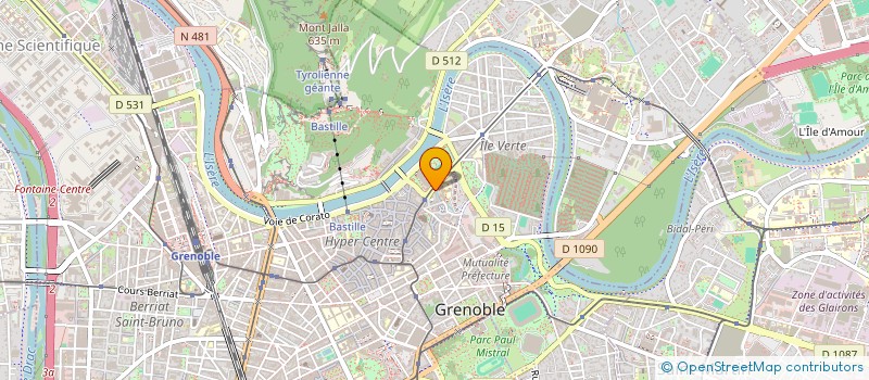 localisation de l'entreprise HARMONIE DE GRENOBLE à GRENOBLE