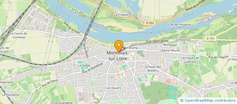 localisation de l'entreprise HARMONIE DE L'EST TOURANGEAU  MONTLOUIS-SUR-LOIRE