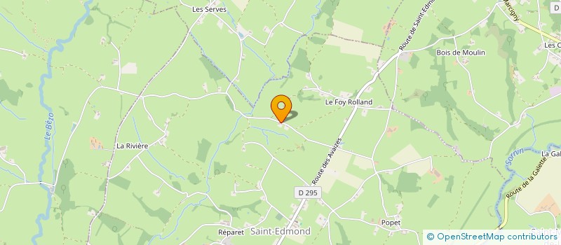 localisation de l'entreprise HARMONIE DE L ETRE ET DE L HABITAT  SAINT-EDMOND