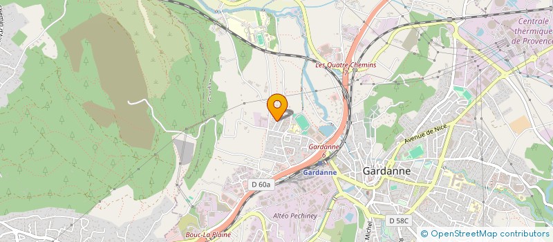 localisation de l'entreprise HARMONIE DE L HABITAT à GARDANNE