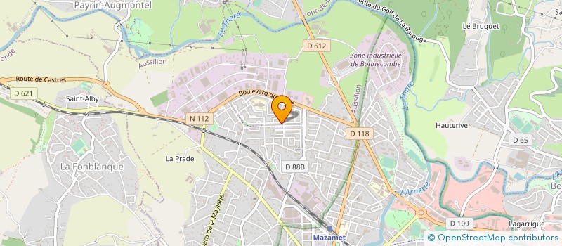 localisation de l'entreprise HARMONIE DE L INSTANT  MAZAMET