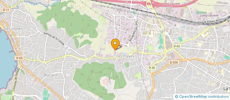 localisation de l'entreprise HARMONIE DE LA TABLE à SIX-FOURS-LES-PLAGES