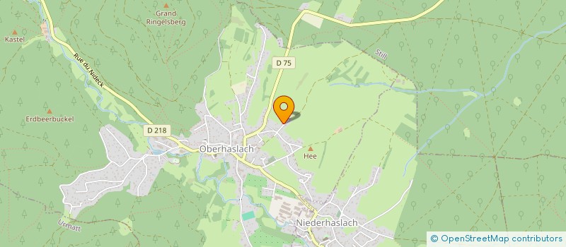 localisation de l'entreprise HARMONIE DE NIEDERHASLACH  NIEDERHASLACH