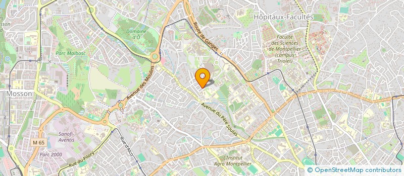 localisation de l'entreprise HARMONIE DE SOI à MONTPELLIER