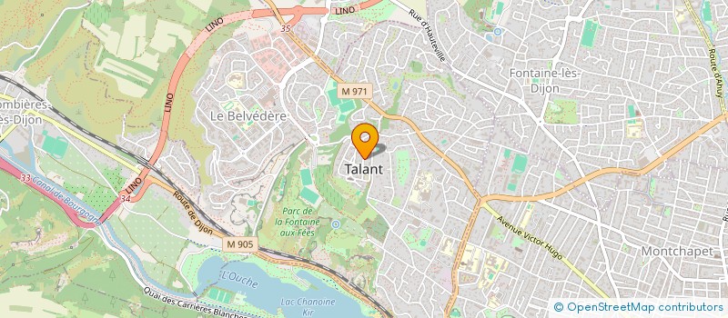 localisation de l'entreprise HARMONIE DE TALANT à TALANT