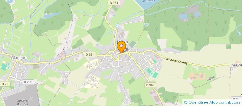 localisation de l'entreprise HARMONIE DE TRELON  TRELON