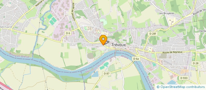 localisation de l'entreprise HARMONIE DE TREVOUX ECOLE DE MUSIQUE à TREVOUX