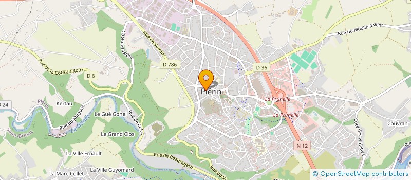 localisation de l'entreprise HARMONIE DES ARTS  PLERIN