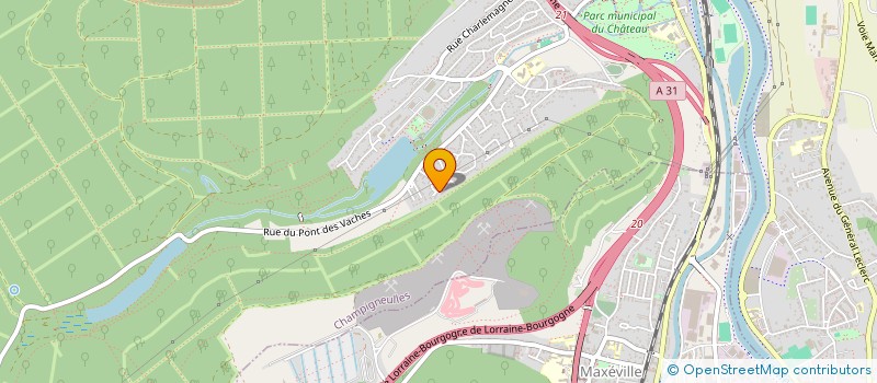 localisation de l'entreprise HARMONIE DES CORDES  CHAMPIGNEULLES